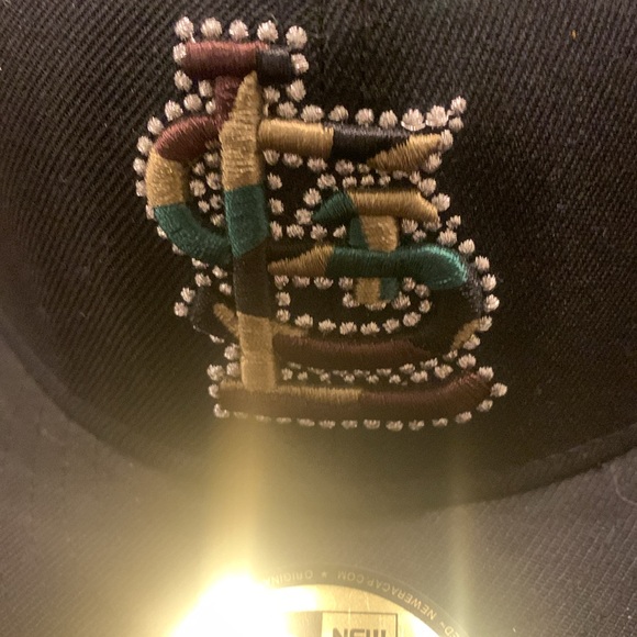 New Era St. Louis baseball cap! Black with army camouflage! - Picture 2 of 8